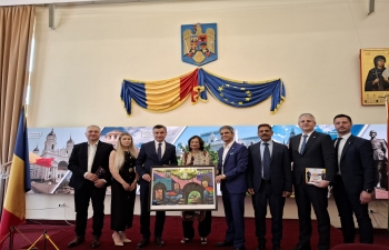 Ambassador's visit to Iasi, Romania on 22nd April 2025